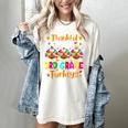 Thankful For My 3rd Grade Turkeys Thanksgiving Teacher Kids Women's Comfort Colors T-Shirt Ivory Thankful For My 3rd Grade Turkeys Thanksgiving Teacher Kids Women's Comfort Colors T-Shirt Ivory