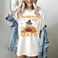 Thankful Math Turkey Teacher Happy Thanksgiving Women's Comfort Colors T-Shirt Ivory Thankful Math Turkey Teacher Happy Thanksgiving Women's Comfort Colors T-Shirt Ivory