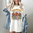 Thankful For My Preschool Turkeys Thanksgiving Teacher Fall Women's Comfort Colors T-Shirt Ivory