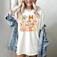 In My Thankful Teacher Era Cute Groovy Thanksgiving Teacher Women's Comfort Colors T-Shirt Ivory In My Thankful Teacher Era Cute Groovy Thanksgiving Teacher Women's Comfort Colors T-Shirt Ivory