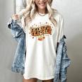 Thankful Teacher Shirts For Women Teach Thanksgiving Teacher Women's Comfort Colors T-Shirt Ivory