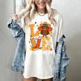 Thanksgiving Love First Grade Teacher Turkey Autumn Fall For Men Women Girls Kids Women's Comfort Colors T-Shirt Ivory