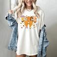 Thanksgiving Teacher Pencil Bow One Thankful Teacher Fall Women's Comfort Colors T-Shirt Ivory Thanksgiving Teacher Pencil Bow One Thankful Teacher Fall Women's Comfort Colors T-Shirt Ivory