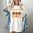 Thanksgiving Teacher I Teach The Cutest Turkeys In The Flock Women's Comfort Colors T-Shirt Ivory Thanksgiving Teacher I Teach The Cutest Turkeys In The Flock Women's Comfort Colors T-Shirt Ivory