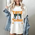 This Is My Tired Teacher Costume Halloween Costumes Women's Comfort Colors T-Shirt Ivory This Is My Tired Teacher Costume Halloween Costumes Women's Comfort Colors T-Shirt Ivory