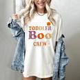 Toddler Boo Crew Halloween Daycare Teacher Kids Women's Comfort Colors T-Shirt Ivory