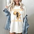 History Education Is Freedom African Map Black Teacher Women's Comfort Colors T-Shirt Ivory