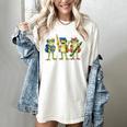 Trio Cute Frogs Welcome Back To School Teachers Girls Boys Women's Comfort Colors T-Shirt Ivory