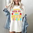 Twinning With My Bestie Teacher Boy Spirit Week Twin Day Women's Comfort Colors T-Shirt Ivory Twinning With My Bestie Teacher Boy Spirit Week Twin Day Women's Comfort Colors T-Shirt Ivory