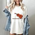 Violin Player Costume For Men Women Violin Teacher Violinist Women's Comfort Colors T-Shirt Ivory Violin Player Costume For Men Women Violin Teacher Violinist Women's Comfort Colors T-Shirt Ivory