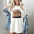 Wait I See A Rock Geology Teacher Women's Comfort Colors T-Shirt Ivory