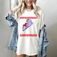 I Want A Hippopotenuse For Christmath Math Teacher Christmas Women's Comfort Colors T-Shirt Ivory I Want A Hippopotenuse For Christmath Math Teacher Christmas Women's Comfort Colors T-Shirt Ivory