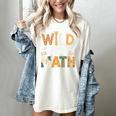 Wild About Math Cute Teacher Student Math Club Women's Comfort Colors T-Shirt Ivory