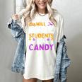 Will Trade Students For Candy Cute Halloween Costume Teacher For Men Women Kids Women's Comfort Colors T-Shirt Ivory