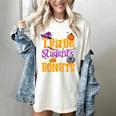 Will Trade Students For Donuts Halloween Teacher Women's Comfort Colors T-Shirt Ivory