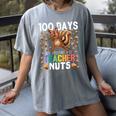 100 Days Of Driving My Teacher Nuts Dabbing Squirrel School Women's Comfort Colors T-Shirt Gray