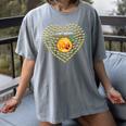 100 Days Of School Bee Hive Tree Hearts Teachers Student Kid Women's Comfort Colors T-Shirt Gray