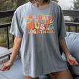 100 Days Of School Music Teacher Women's Comfort Colors T-Shirt Gray 100 Days Of School Music Teacher Women's Comfort Colors T-Shirt Gray