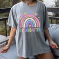 100th Day Of Kindergarten Teacher Kids 100 Days Smarter Women's Comfort Colors T-Shirt Gray 100th Day Of Kindergarten Teacher Kids 100 Days Smarter Women's Comfort Colors T-Shirt Gray