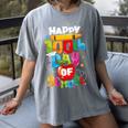 100th Day Of School Teachers Kids Child Happy 100 Days Women's Comfort Colors T-Shirt Gray