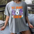 1st Grade Boo Crew First Grade Teacher Kids Happy Halloween Women's Comfort Colors T-Shirt Gray
