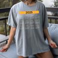 2025 Calendar For Planners Teachers Offices Months Women's Comfort Colors T-Shirt Gray 2025 Calendar For Planners Teachers Offices Months Women's Comfort Colors T-Shirt Gray