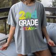 2nd Grade Team T-Shirt 2nd Grade Squad Teacher Women's Comfort Colors T-Shirt Gray 2nd Grade Team T-Shirt 2nd Grade Squad Teacher Women's Comfort Colors T-Shirt Gray