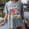 2nd Grade Is Out Of This World Space Rocket Planets Teacher Women's Comfort Colors T-Shirt Gray