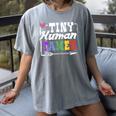 4 Teachers Or Parents Tiny Human Tamer Tee T-Shirt Women's Comfort Colors T-Shirt Gray
