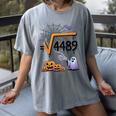 4489 Square Root 67 Math Teacher Halloween Costume Professor Women's Comfort Colors T-Shirt Gray