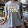 4th Grade Back To School Dalmatian Dots Teacher Student Women's Comfort Colors T-Shirt Gray 4th Grade Back To School Dalmatian Dots Teacher Student Women's Comfort Colors T-Shirt Gray