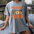 4th Grade Boo Crew Teacher Student Halloween Women's Comfort Colors T-Shirt Gray