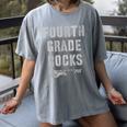4th GRADE Rocks Teacher Rockstars I Teach Ready To Rock Women's Comfort Colors T-Shirt Gray 4th GRADE Rocks Teacher Rockstars I Teach Ready To Rock Women's Comfort Colors T-Shirt Gray
