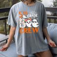 5th Grade Boo Crew Teachers Students Ghost Halloween Women's Comfort Colors T-Shirt Gray