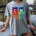 6 7 Science Chemistry Teacher Periodic Table Meme Tee Women's Comfort Colors T-Shirt Gray