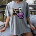 67 Math Teacher Meme Brainrot Six Seven Halloween Equation Women's Comfort Colors T-Shirt Gray