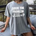 67 Meme Math Six Seven Teacher Brainrot Joke Women's Comfort Colors T-Shirt Gray