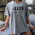 67 Meme Math Teacher 6 7 Halloween Spiders Square Root 4489 Women's Comfort Colors T-Shirt Gray