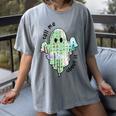 AAC Ghost Tell Me About It Speech Pathology AAC Sped Teacher Women's Comfort Colors T-Shirt Gray AAC Ghost Tell Me About It Speech Pathology AAC Sped Teacher Women's Comfort Colors T-Shirt Gray