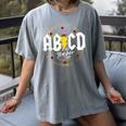 ABCD The Teacher Tour Last Day Of School Rockin' Teacher Women's Comfort Colors T-Shirt Gray ABCD The Teacher Tour Last Day Of School Rockin' Teacher Women's Comfort Colors T-Shirt Gray