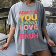 Admit It You Low Key Love 6th Grade Bruh Teacher Squad Life Women's Comfort Colors T-Shirt Gray Admit It You Low Key Love 6th Grade Bruh Teacher Squad Life Women's Comfort Colors T-Shirt Gray