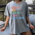Admit It You Low Key Love Math Bruh Teacher Nerdy Math Women's Comfort Colors T-Shirt Gray