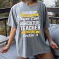 Agriculture Teacher Appreciation AG Teacher Women's Comfort Colors T-Shirt Gray Agriculture Teacher Appreciation AG Teacher Women's Comfort Colors T-Shirt Gray