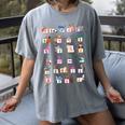 American Sign Language For Teachers ASL Alphabet Women's Comfort Colors T-Shirt Gray