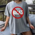 Anti Bullying No Bullies School Teacher Student Kindness Women's Comfort Colors T-Shirt Gray
