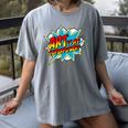 Art Is My Superpower Comic Artist Art Teacher Superhero Women's Comfort Colors T-Shirt Gray Art Is My Superpower Comic Artist Art Teacher Superhero Women's Comfort Colors T-Shirt Gray