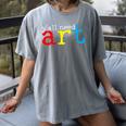 Art Teacher Artists Women's Comfort Colors T-Shirt Gray Art Teacher Artists Women's Comfort Colors T-Shirt Gray