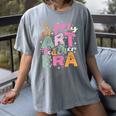 In My Art Teacher Era Teaching Future Artist Back To School Women's Comfort Colors T-Shirt Gray In My Art Teacher Era Teaching Future Artist Back To School Women's Comfort Colors T-Shirt Gray