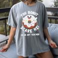 Art Teacher Halloween Donut Lover Costume Kawaii Monster Women's Comfort Colors T-Shirt Gray