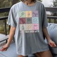Art Teacher Life Retro Groovy Teaching Future Artists Women's Comfort Colors T-Shirt Gray Art Teacher Life Retro Groovy Teaching Future Artists Women's Comfort Colors T-Shirt Gray